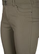 Close-fitting capri trousers in viscose mix, Dusty Olive, Packshot image number 2