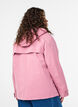 Short spring jacket with a detachable hood, Rose, Model image number 2