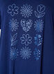 Short-sleeved nightgown in organic cotton, Blue, Packshot image number 2