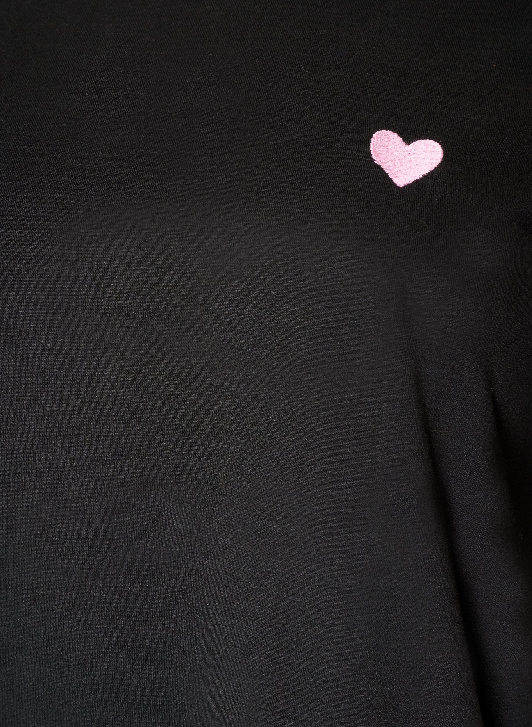 ZizzifashionT-shirt with motif, Black, Packshot image number 2