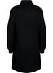FLASH - Knitted dress with high neck, Black, Packshot image number 1