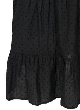 Dress with 3/4 sleeves and A-line, Black, Packshot image number 3