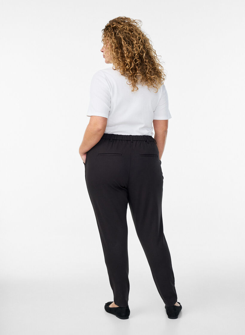 Cropped Maddison trousers, Black, Model image number 1