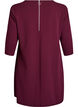 Short A-line dress with 3/4 sleeves, Red, Packshot image number 1