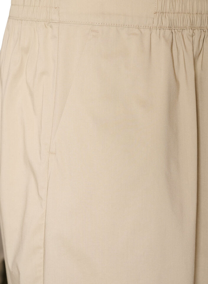 Balloon trousers with pockets and an elasticated waistband, , Packshot image number 2