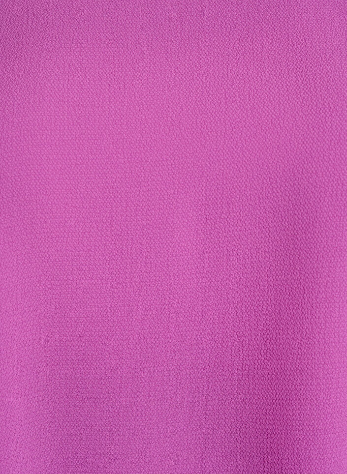 Blouse with short sleeves and a round neckline, Purple, Packshot image number 2