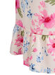 Floral wrap dress with short sleeves, White, Packshot image number 3