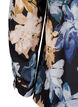 Long-sleeved blouse with floral print, Yellow Flower AOP, Packshot image number 3