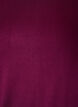 Jersey blouse with elbow-length balloon sleeves, Purple, Packshot image number 2
