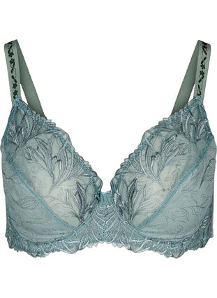 Emma bra with embroidery, Stormy Sea, Packshot image number 0