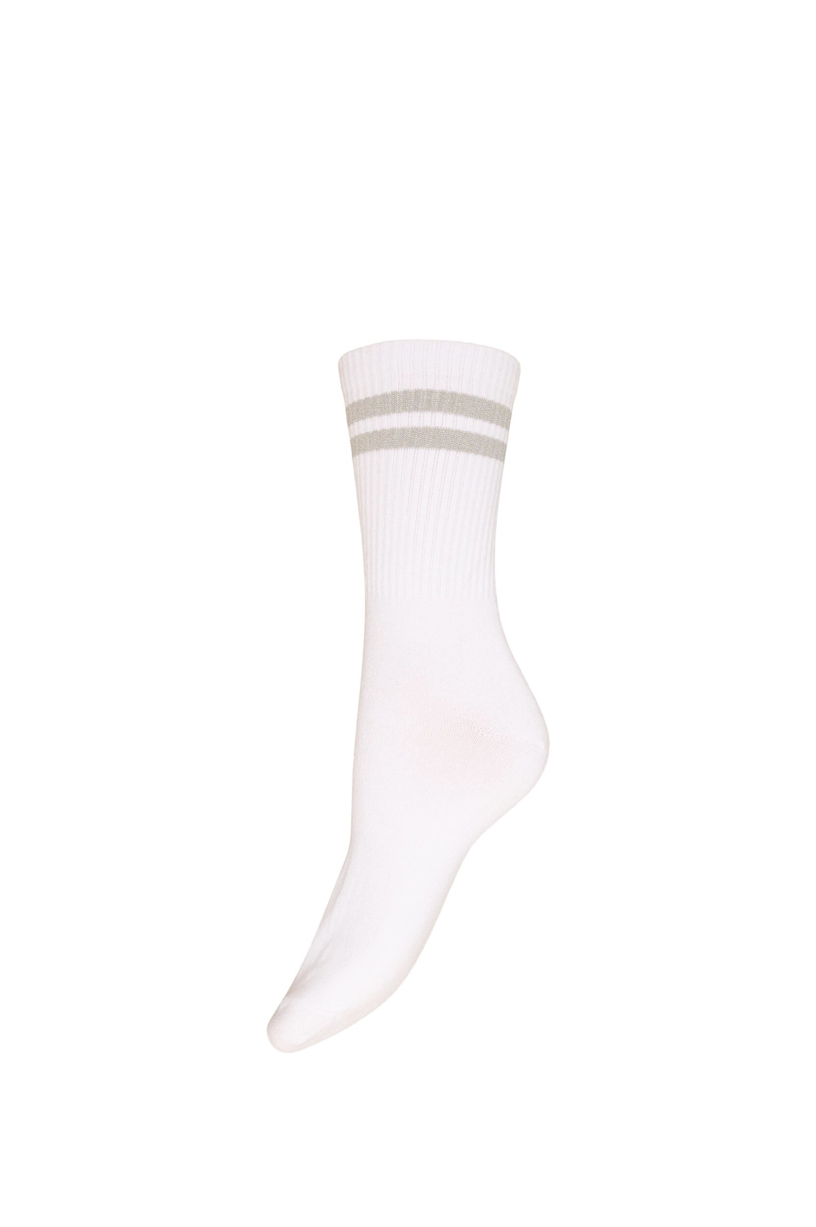 ZizzifashionStriped cotton socks, White, Packshot image number 0