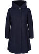 A-line coat with hood, Night Sky Mel., Packshot image number 0