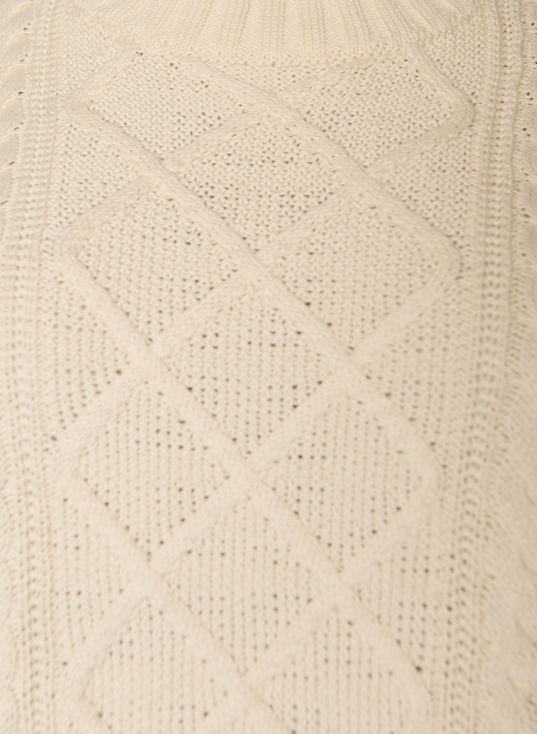 ZizzifashionJumper with a cable knit pattern, Vanilla, Packshot image number 2