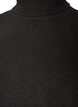Knitted vest with turtleneck, Black, Packshot image number 2