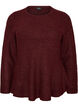 A-line knitted blouse, Red, Packshot image number 0