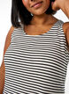 Striped midi tank dress, White, Model image number 2