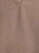 Sleeveless top with wrinkle details, Brown, Packshot image number 2