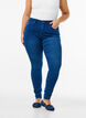 Super slim Amy jeans with high waist, Blue Denim, Model image number 2