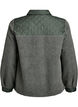 Fleece jacket with quilted details, Green, Packshot image number 1