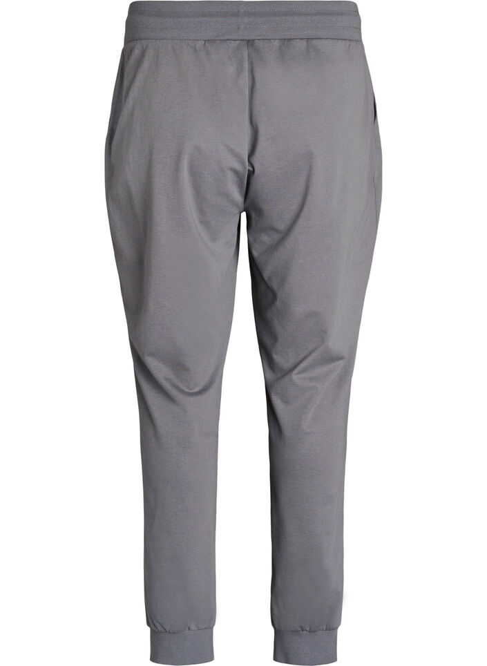 Loose tracksuit trousers with pockets, Grey, Packshot image number 1
