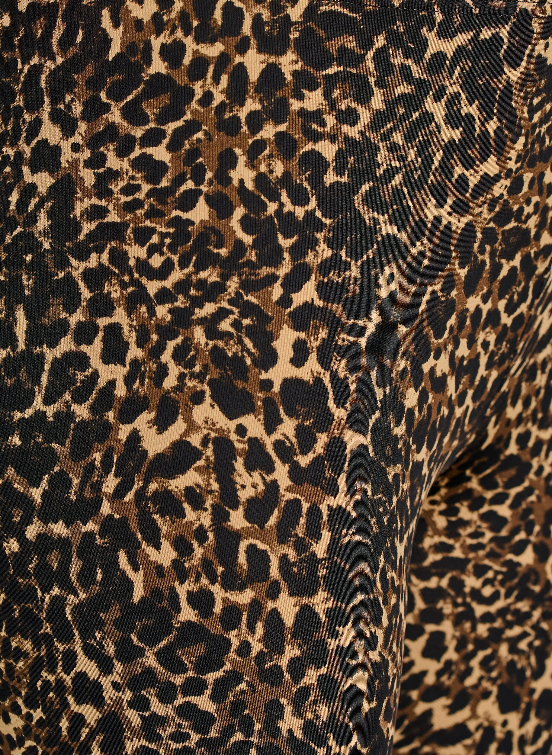 Zizzifashion 2-pack 3/4 length leggings, Black, Packshot image number 2