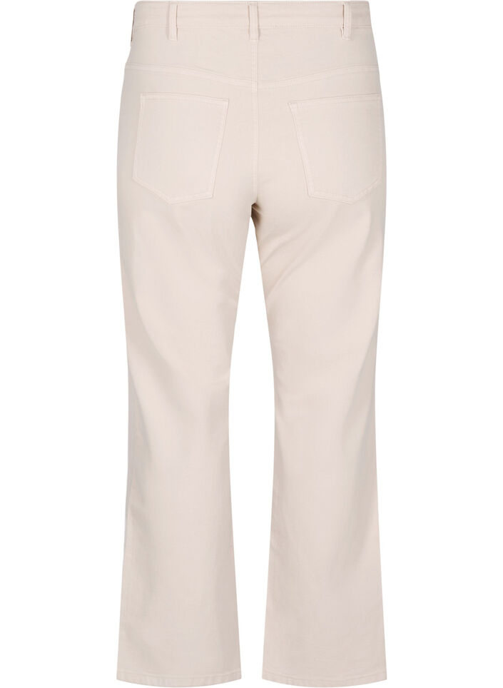 Gemma high-waisted jeans, Beige, Packshot image number 1