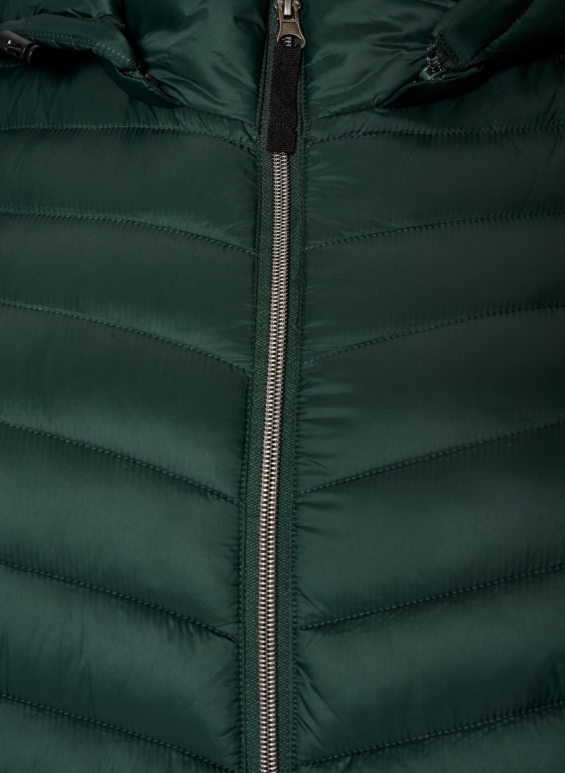 ZizzifashionLightweight jacket with pockets and detachable hood, Green, Packshot image number 2