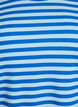 Striped blouse with long sleeves, Light Blue, Packshot image number 2