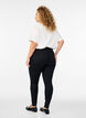 Super slim Amy jeans with high waist, Black, Model image number 1
