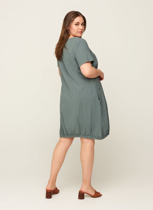 Dress with pockets, Slate Gray, Model image number 1