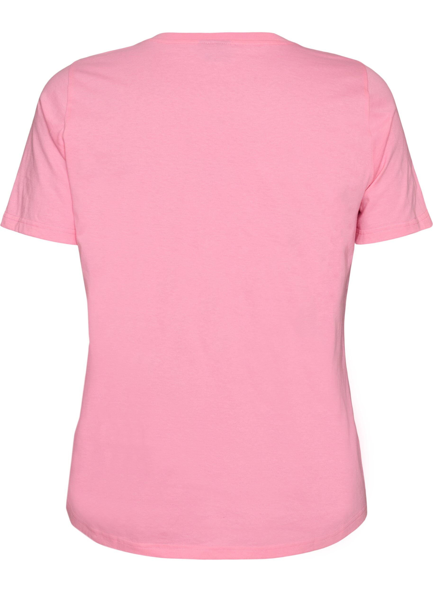 Zizzifashion Organic cotton T-shirt with tomato print, Pink, Packshot image number 1