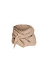 Knitted triangle scarf, Beige, Packshot image number 2
