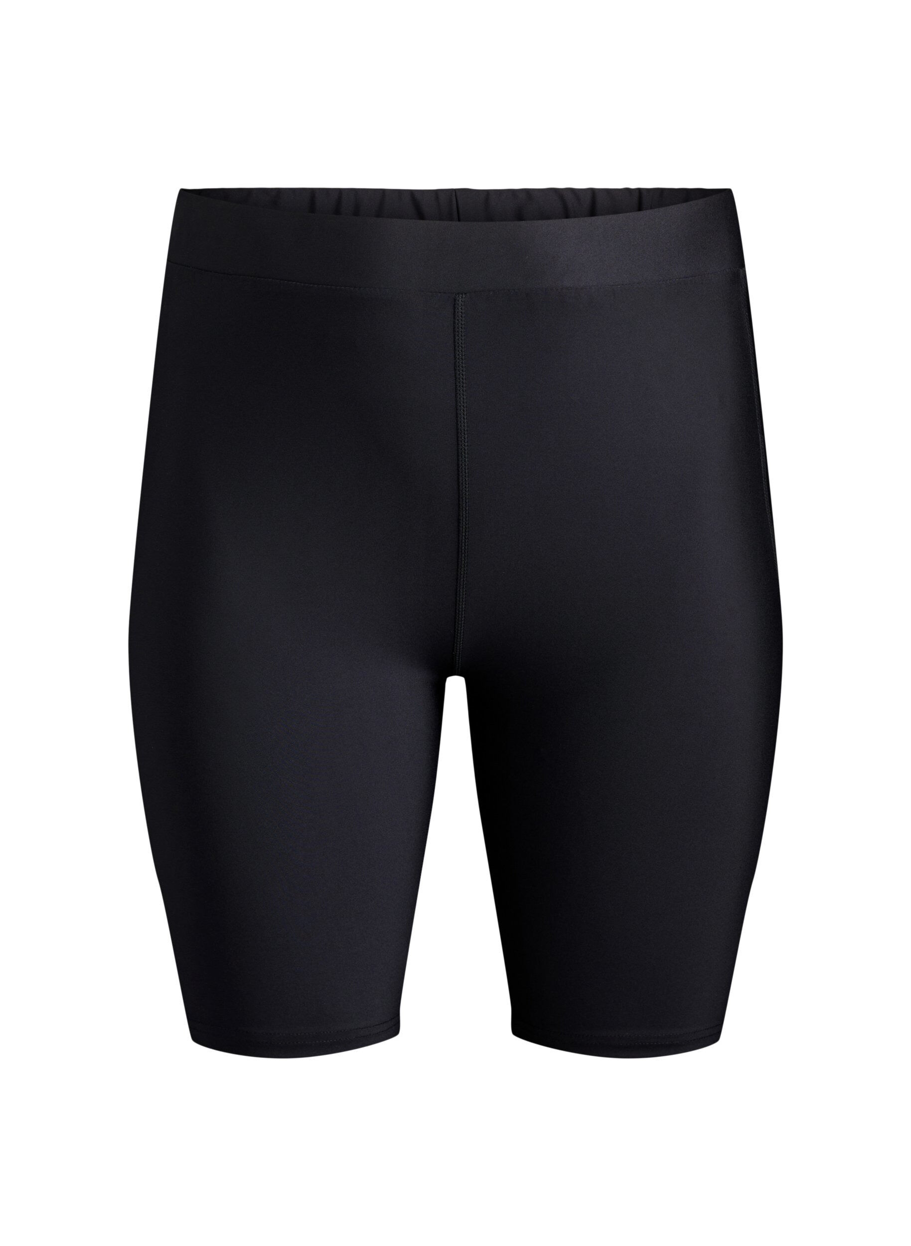 Zizzifashion Fitted shorts with side pockets, Black, Packshot image number 0