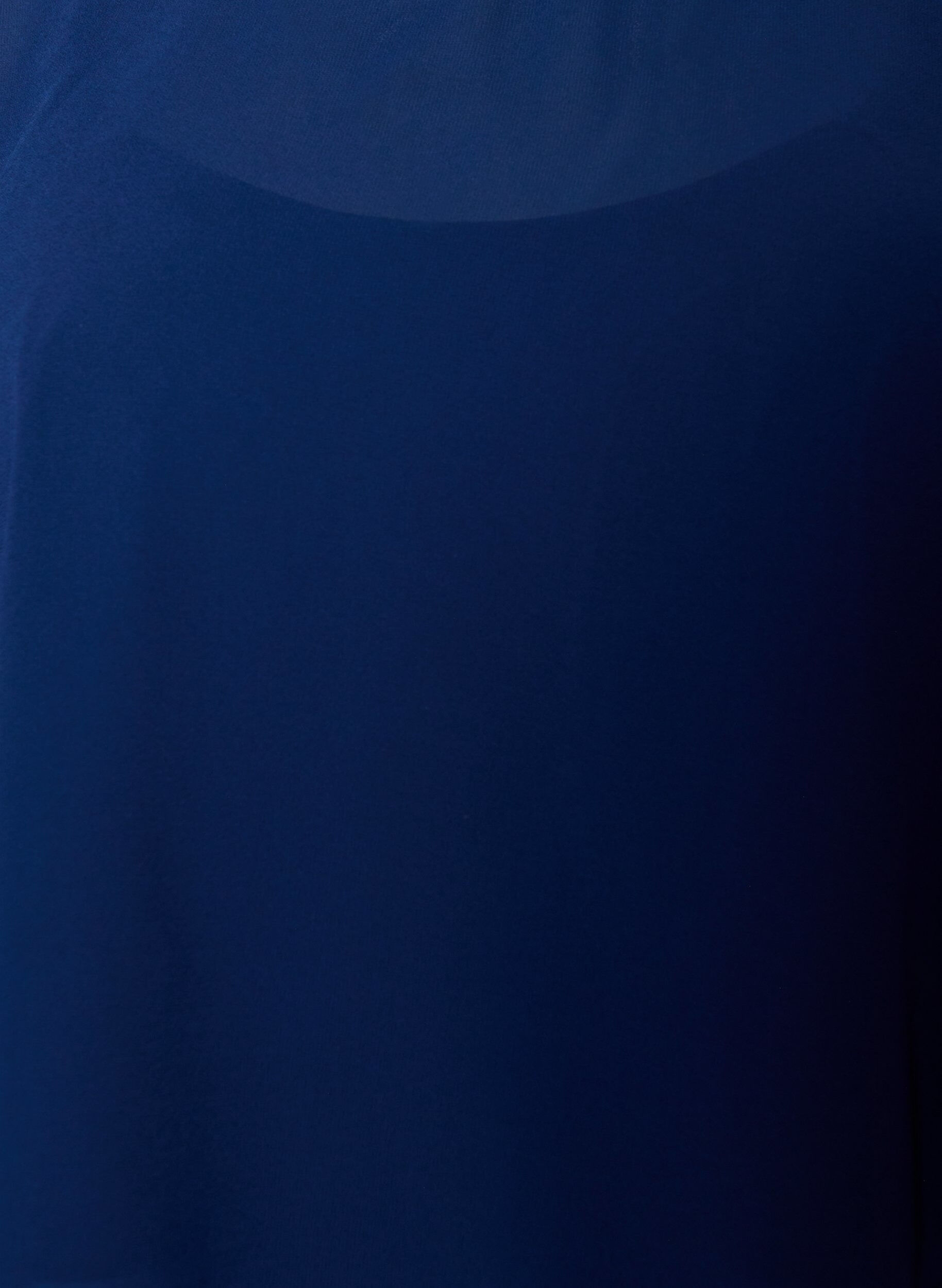 Zizzifashion Maxi dress with ruffle layers and detachable cape, Blue, Packshot image number 2