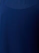 Maxi dress with ruffle layers and detachable cape, Blue, Packshot image number 2