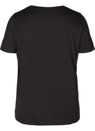 T-shirt with print, Black FUTURE , Packshot image number 1