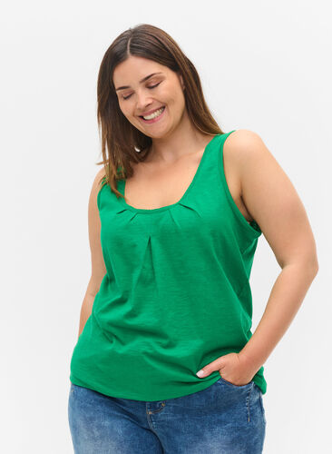 Top with lace trim, Jolly Green, Model image number 0
