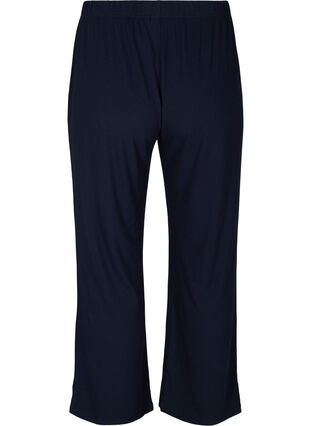 Loose trousers made from ribbed material, Navy Blazer, Packshot image number 1