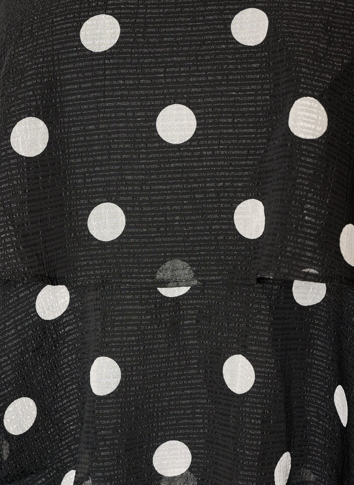 Layered top with ruffles and spaghetti straps, Black, Packshot