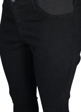 Super slim Amy jeans with elasticated waist, Black, Packshot image number 2