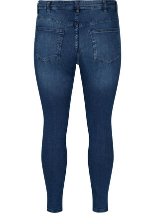 Promotional item - Cropped Amy jeans with slit, Blue denim, Packshot image number 1