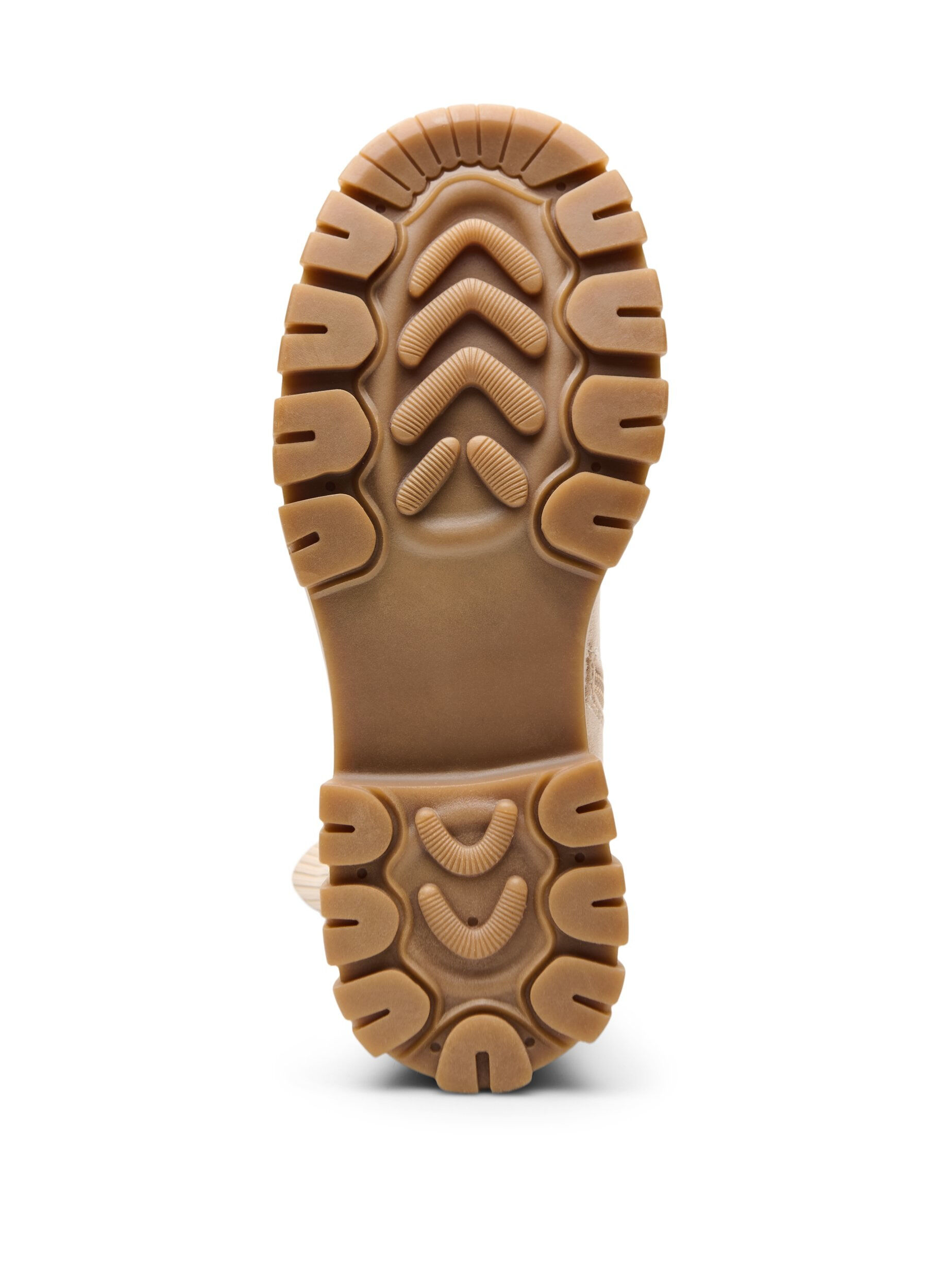 Zizzifashion Chunky boot in faux suede, Beige, Packshot image number 5