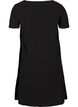 Short-sleeved cotton dress, Black, Packshot image number 1