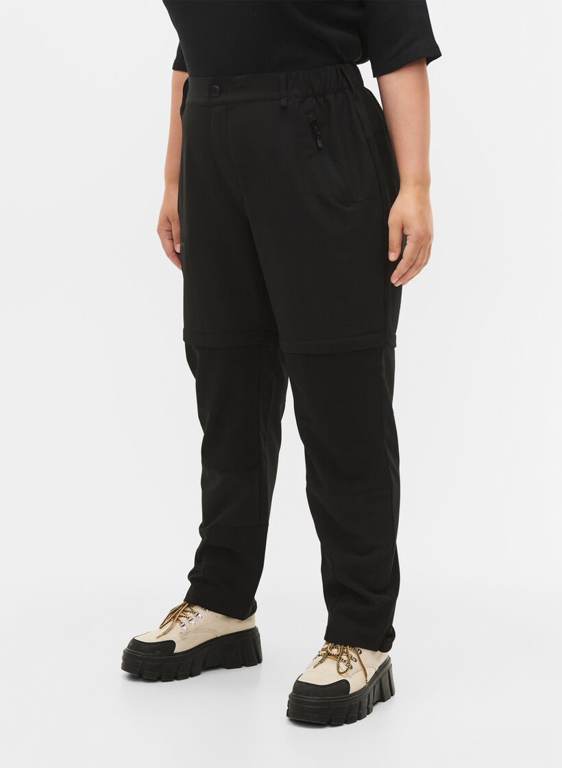 2-in-1 hiking pants, Black, Model image number 2