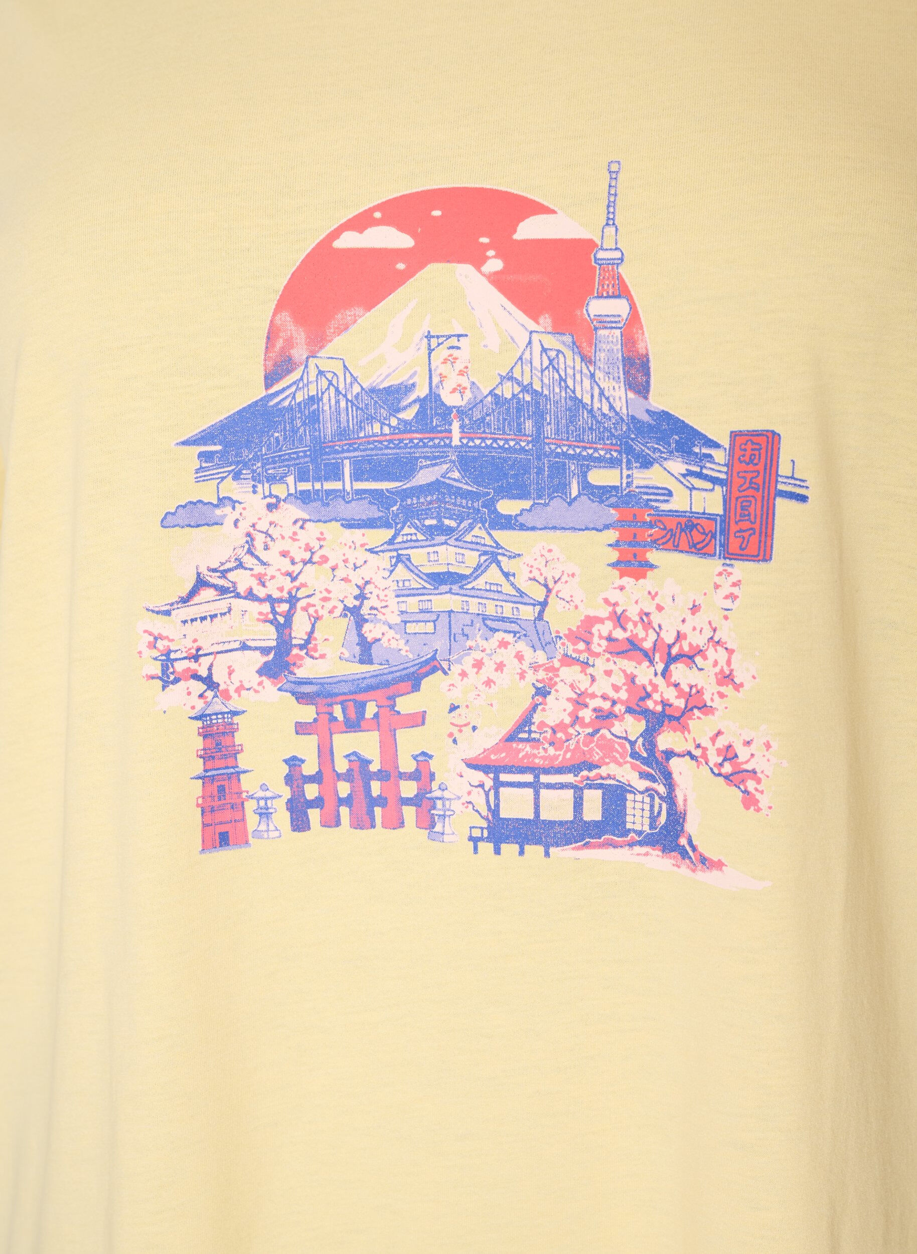 ZizzifashionT-shirt with motif, Yellow, Packshot image number 2