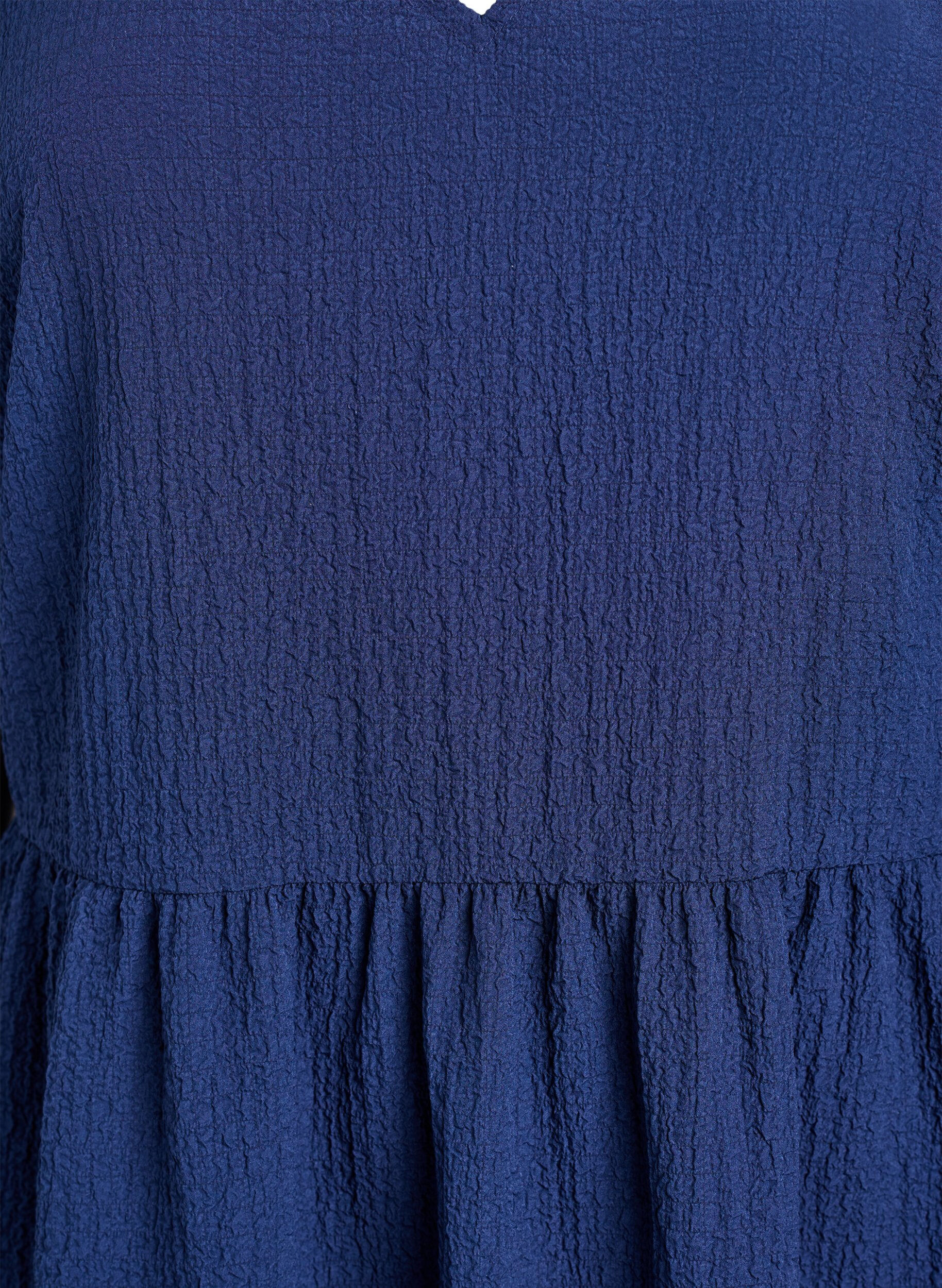 Zizzifashion Short A-line dress, Blue, Packshot image number 2