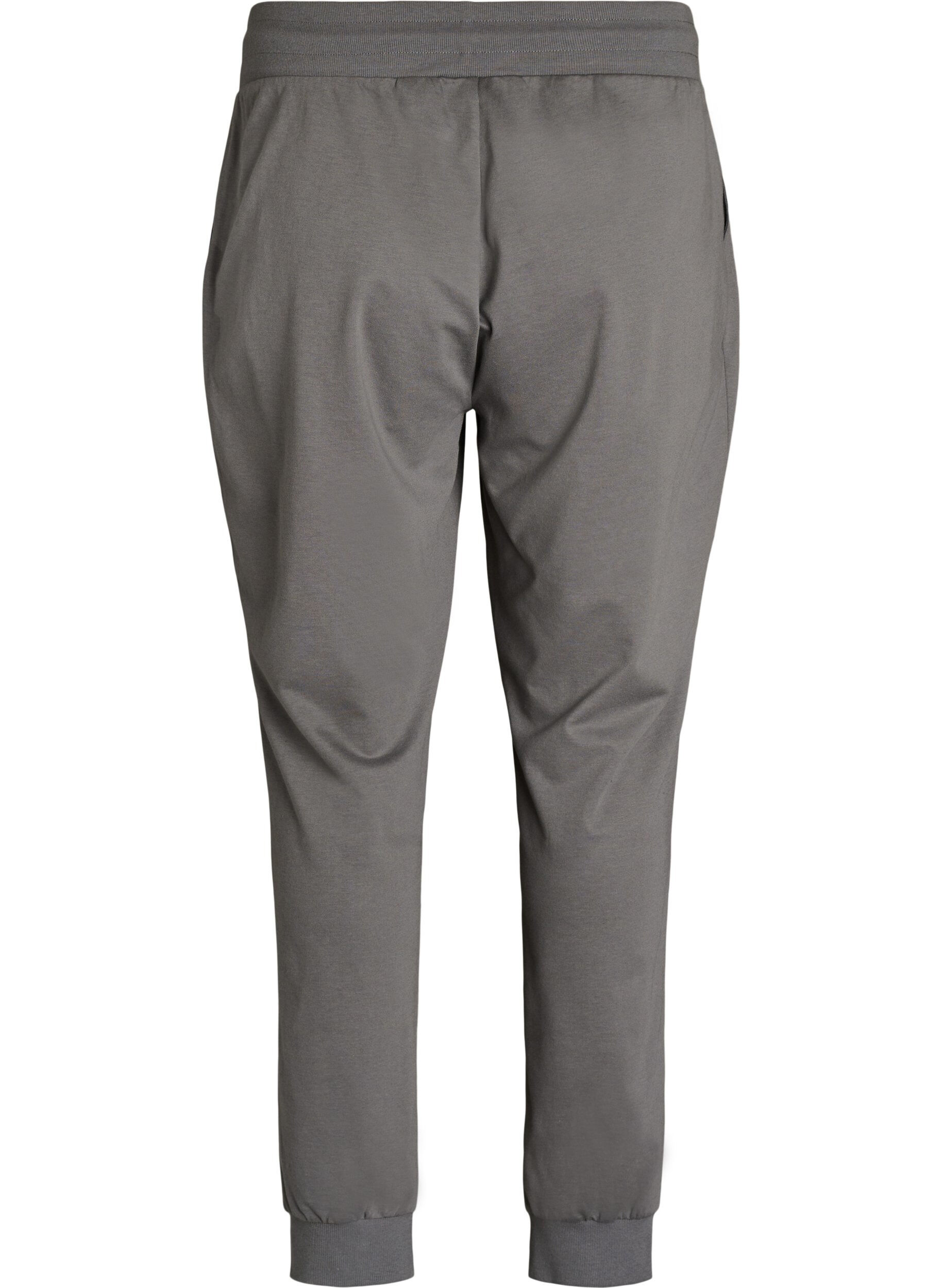 Zizzifashion Loose workout trousers with pockets, Grey, Packshot image number 1