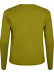 Long-sleeved basic T-shirt with a round neck, Green, Packshot image number 1