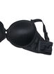 Moulded bra with cross detail, Black, Packshot image number 3