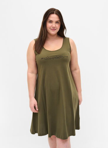 Dress in A-line shape, IVY DEVOTION, Model image number 0